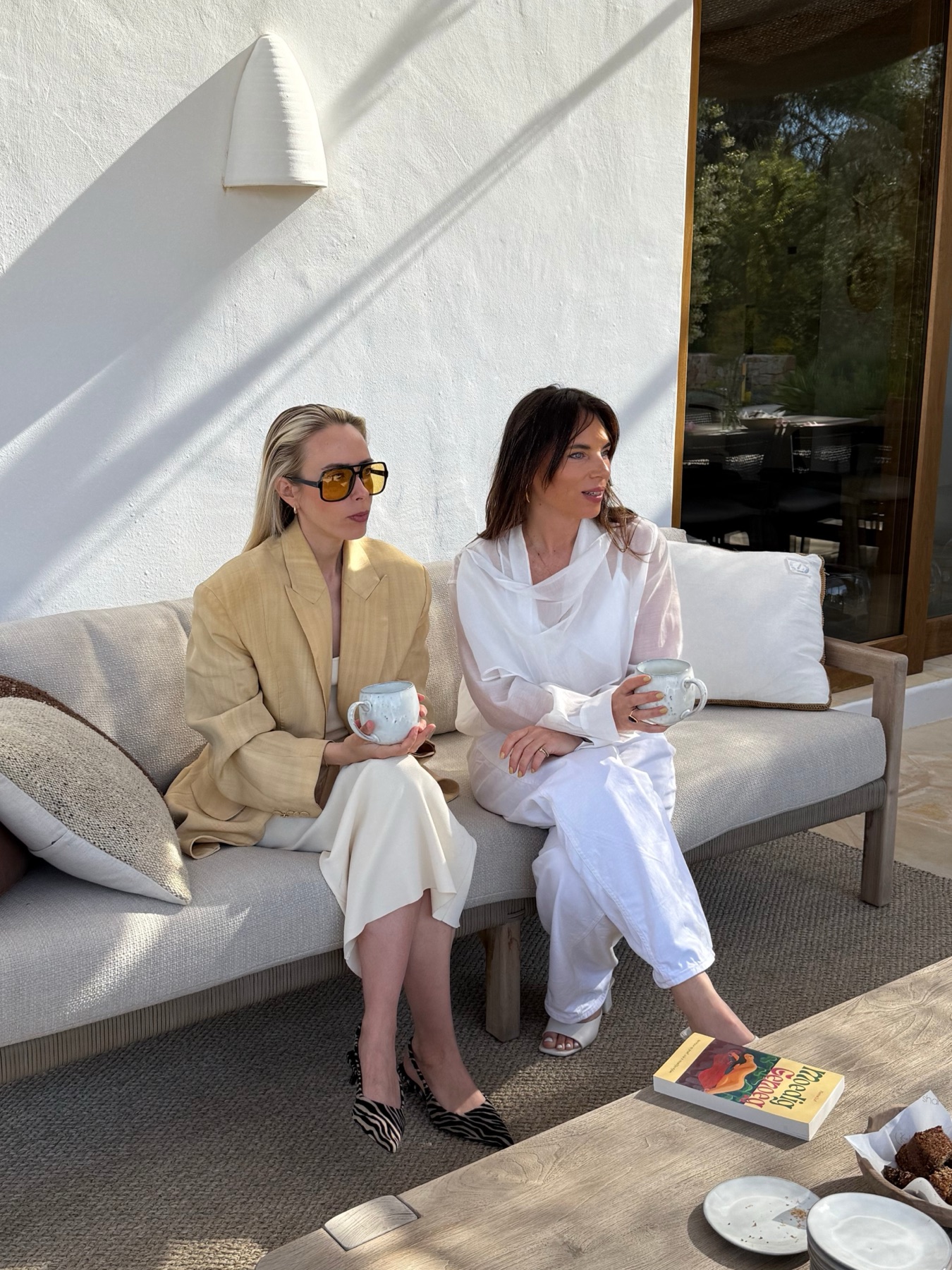 Florine Duif en Hanneke Peeters in Provence